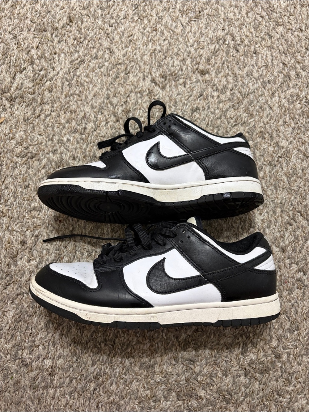 Nike Black and White Low-Top Sneakers